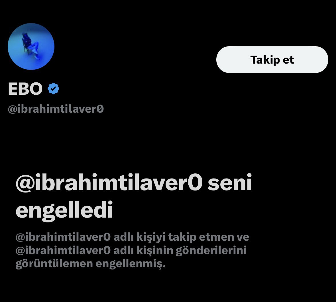 EBO SHOW'un bu akşamki bölümü öncesi hatırlatma yapalım:

İbrahim Tilaver denen adam, şirketi ve sanatçılarıyla birlikte ortadan kaybolsa Türk müziği 50 sene ileri gider.

Türk müziğindeki kabızlığın sebebi sadece bu adam ve şirketidir.

Türk müzik kültürünü Brezilya tipi