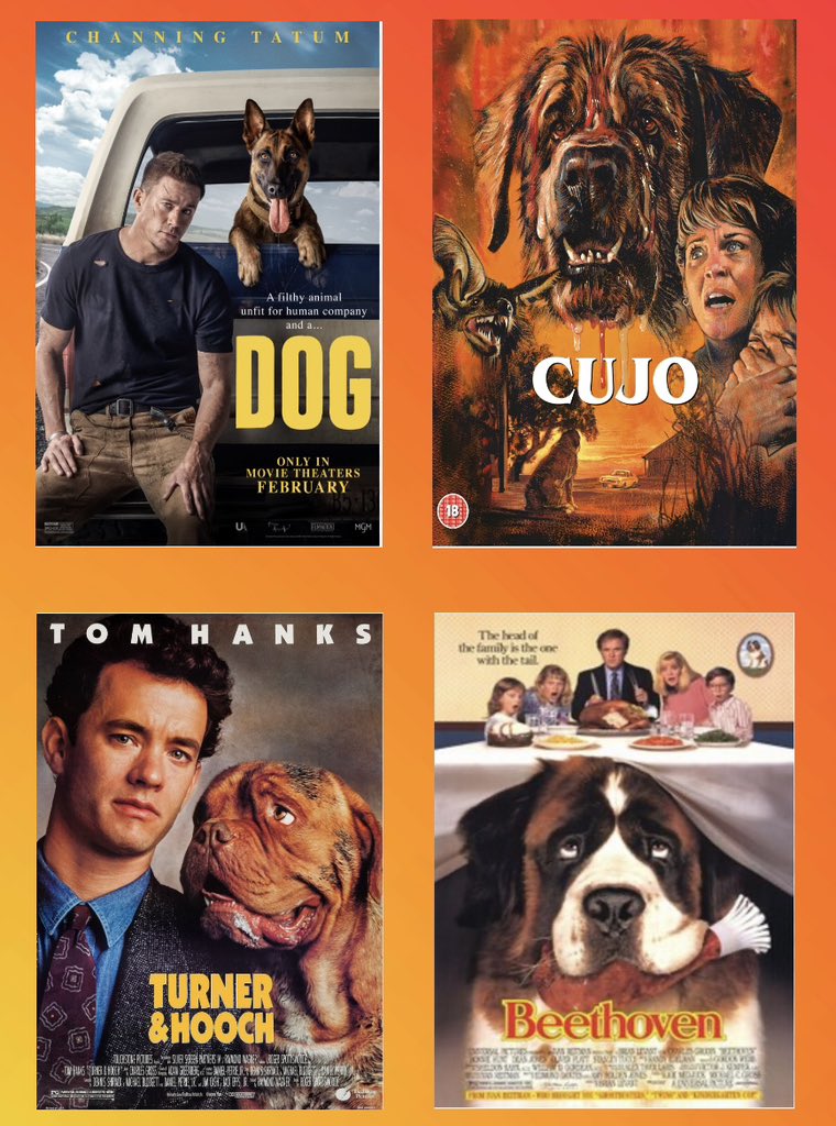 Sniperwolfstar1's tweet photo. For all the dog lovers #chooseyourchampion #chooseone #pickone #saibladenation #harddecision #whichoneisyourfavourite #poll #dogmovies #turnerandhooch #dogthemovie #cujo #beethoven https://t.co/LuJXKVcbA4