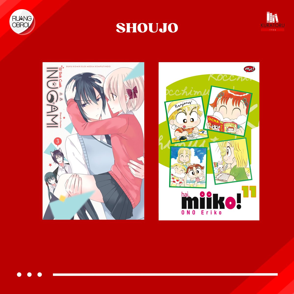ruang_obrol's tweet photo. Rencana jadwal terbit komik untuk tanggal 2 Oktober 2024. Jadwal bisa berubah sewaktu-waktu ✨
#komikbaru #komikelexmedia #komikmnc #elexmediakomputindo #mncgramedia #komikindonesia #mangaindonesia #jadwalterbit #RuangObrol https://t.co/PpIprdDTnF
