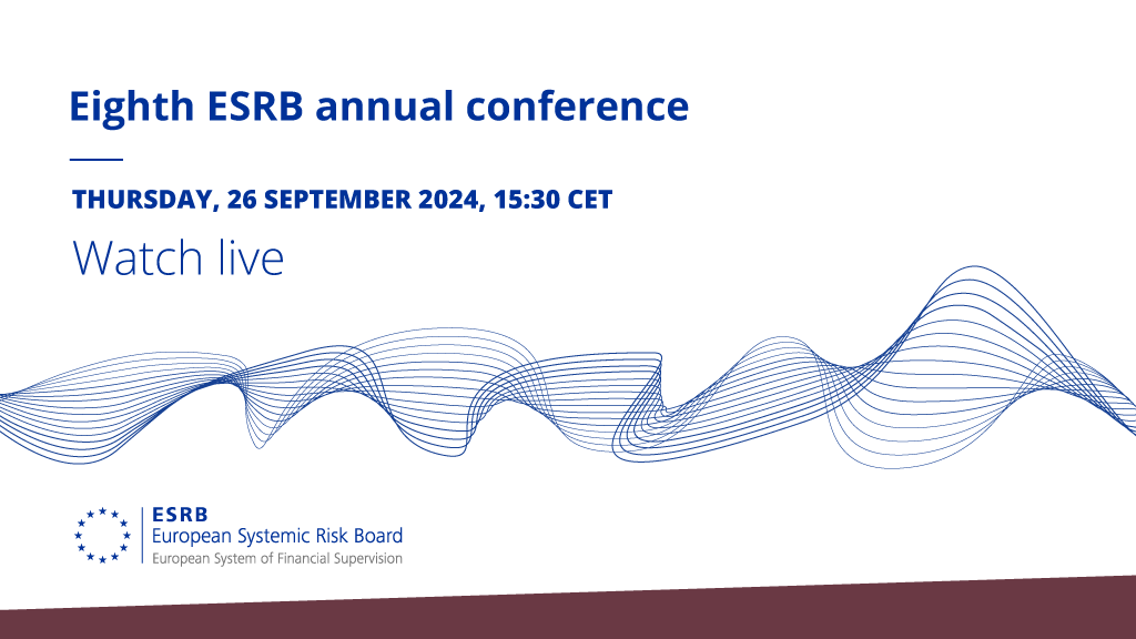 European Systemic Risk Board (@esrbofficial) on Twitter photo Watch ESRB Chair Christine <a href="/Lagarde/">Christine Lagarde</a>’s welcome address at our eighth annual conference on “New frontiers in macroprudential policy”.
Follow live from 15:30 CET esrb.europa.eu/home/html/inde… Watch ESRB Chair Christine <a href="/Lagarde/">Christine Lagarde</a>’s welcome address at our eighth annual conference on “New frontiers in macroprudential policy”.
Follow live from 15:30 CET esrb.europa.eu/home/html/inde…