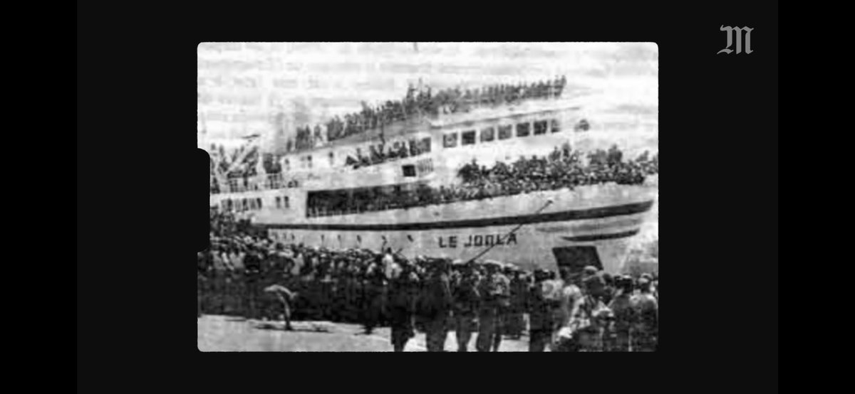 PapiSL03's tweet image. Le Naufrage du bateau Le Joola

Le 26 septembre 2002, le navire fait escale à Karabane, en direction de Dakar. Le navire est surchargé, ce qui n’est pas une première. Déjà en 1999, 1 700 soldats revenant d'opérations avaient embarqué. L’émission Thalassa avait d’ailleurs filmé