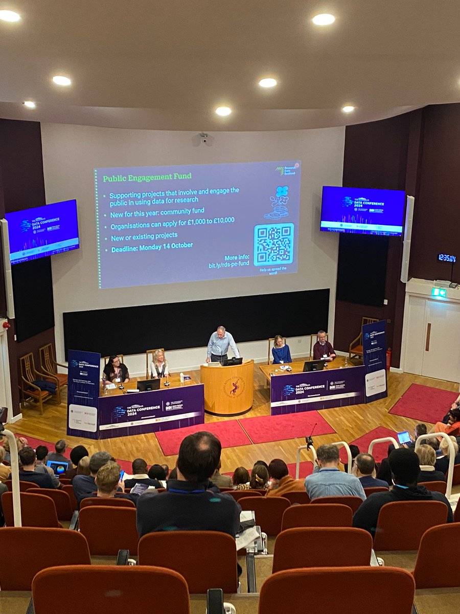 ScotsmanDebate's tweet photo. We're delighted to have @RDS_Scotland supporting our #Data #Conference again this year. @LaylaTheiner and panel are discussing how we build trusted data sets to improve public perceptions of data. 

@EdinburghUni 
@DataCapitalEd 

#ScotsmanData24 https://t.co/9KvUoAJKhJ