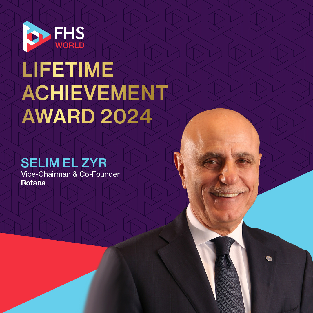 Future Hospitality Summit (@futurhospsummit) on Twitter photo We are delighted to announce that Selim El Zyr, Vice Chairman and Co-Founder of <a href="/Rotana_Hotels/">Rotana Hotels</a>, has been awarded the FHS Lifetime Achievement Award.
As a visionary leader, Selim co-founded Rotana in 1992, pioneering the first Middle Eastern hotel management company. Under his We are delighted to announce that Selim El Zyr, Vice Chairman and Co-Founder of <a href="/Rotana_Hotels/">Rotana Hotels</a>, has been awarded the FHS Lifetime Achievement Award.
As a visionary leader, Selim co-founded Rotana in 1992, pioneering the first Middle Eastern hotel management company. Under his