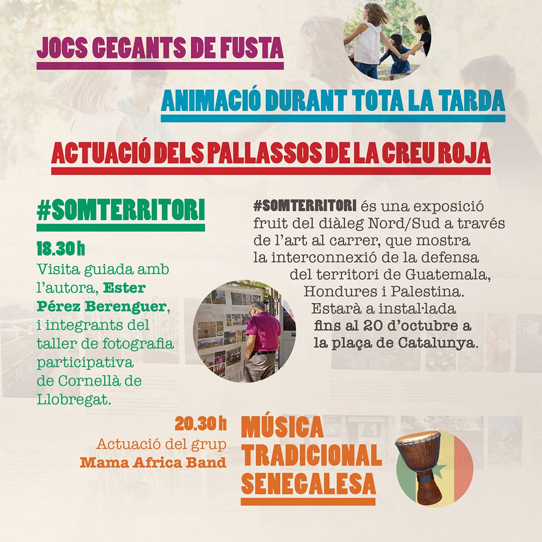 El proper 5 d'octubre us animem a visitar l'stand de Creu Roja a la Fira de la solidaritat.

Hi haurà actuacions i animació del grup de pallassos solidaris i podreu conèixer les entitats de voluntariat.

⏲Horari: 17:30 a 21:30
📍Lloc: Plaça Catalunya de Cornellà de Llobregat