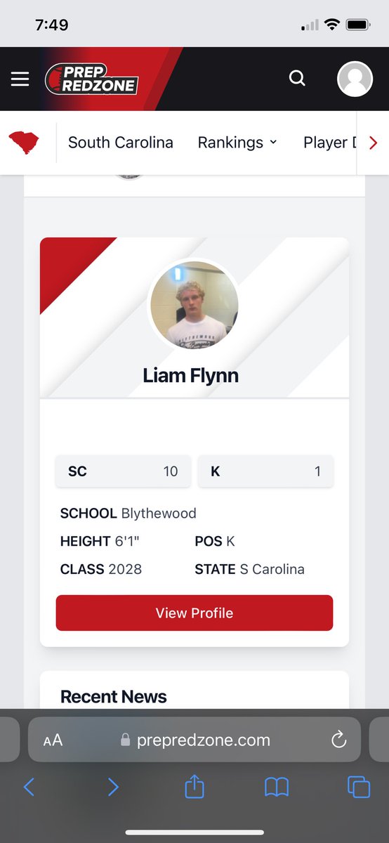 Liam Flynn (@lflynn86543) on Twitter photo ‼️‼️Number 10 in the state and number 1 in my position for 2028‼️‼️
<a href="/BH_FBRecruiting/">Blythewood FB Recruits</a> <a href="/BHSBengalFB/">Blythewood Football</a> ‼️‼️Number 10 in the state and number 1 in my position for 2028‼️‼️
<a href="/BH_FBRecruiting/">Blythewood FB Recruits</a> <a href="/BHSBengalFB/">Blythewood Football</a>