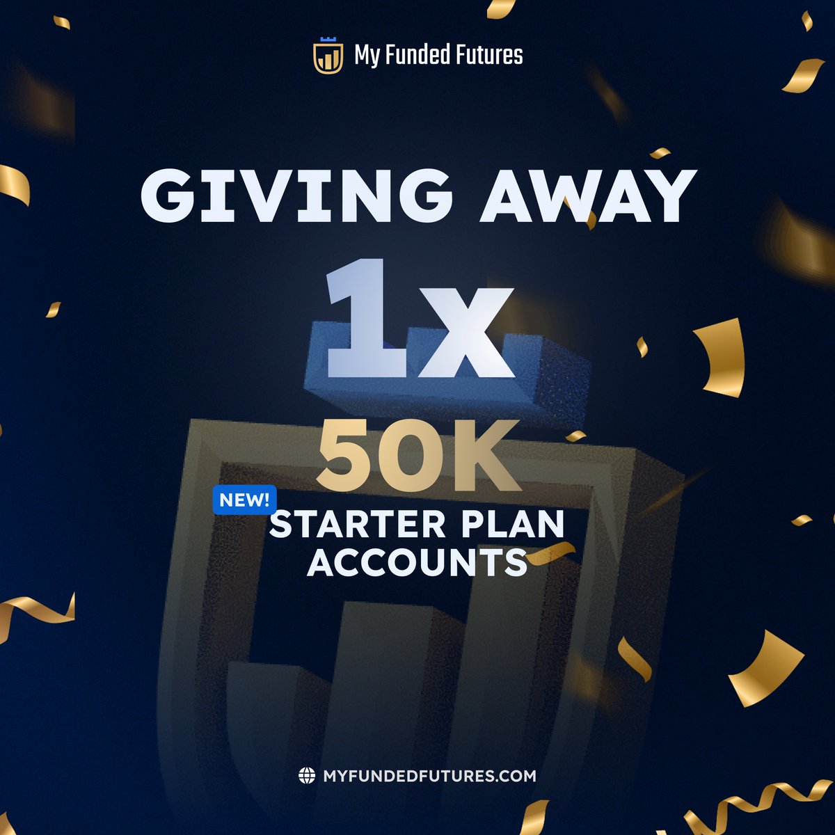 🎁GIVEAWAY🎁

I'm giving away a 50K <a href="/MyFundedFutures/">MyFundedFutures</a> Starter Account!

To enter:
1⃣ Follow <a href="/TraderDiegoX/">Trader Diego</a>
2⃣ Like &amp; Retweet
3⃣ Tag 3 friends
4⃣ Sign up to MFFU: traderdiego.com/MFFU