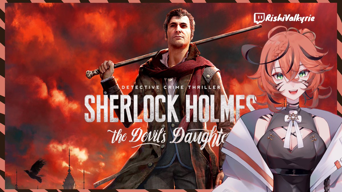 RishiValkyrie's tweet photo. New game but im missing a brain
🖥️Game: Sherlock Holmes: The Devil's Daughter
🕗Time: now!
#rishilive #vtuber https://t.co/gxovYKljwk