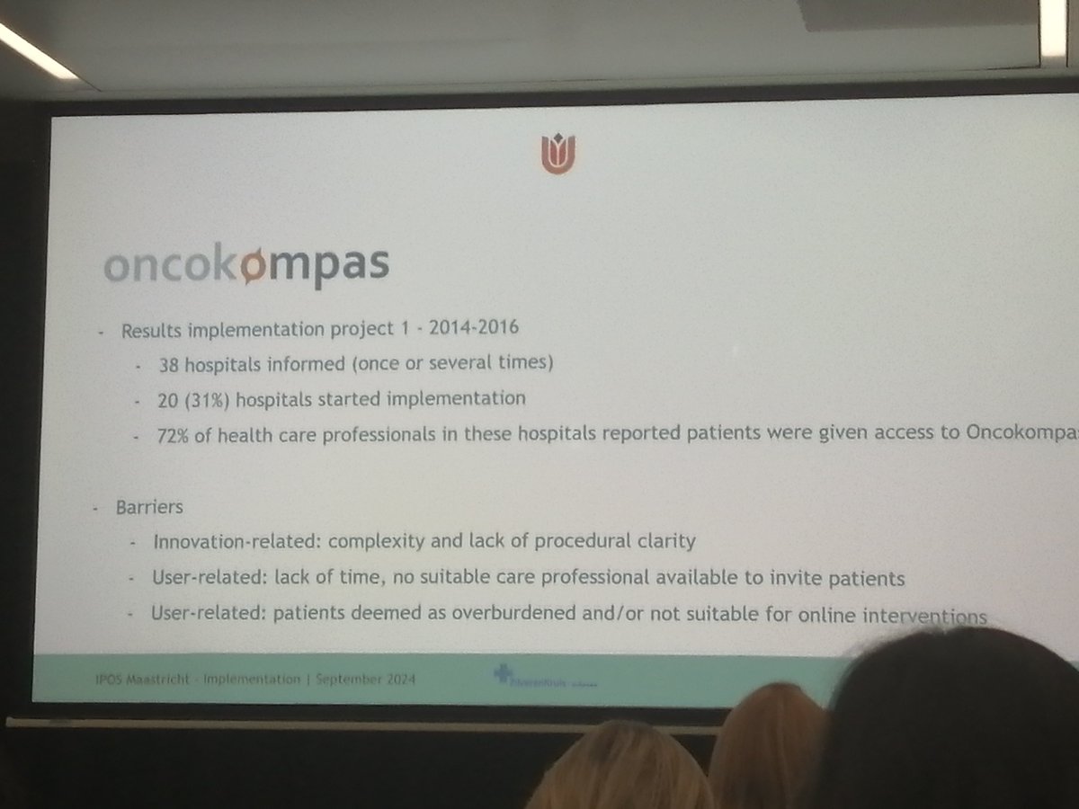 Despite involving stakeholders  from scratch and putting much effort into #implementation, researchers found that maintaining psychosocial interventions on the long term is challenging. Sharing our 'brilliant failures' is valuable #IPOS2024