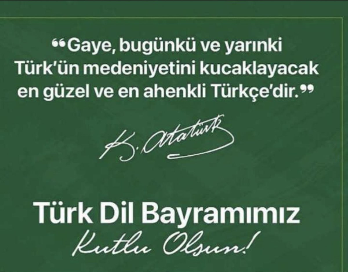 Dil Bayramı, dilimize sahip çıkmak, onu yaşatmak ve nesilden nesile aktarmanın ne kadar önemli olduğunu hatırlatıyor. Öğrencilerimizin bu bilinçle büyümesi, dilimizin geleceği için büyük bir adım. Hep birlikte Türkçemize sahip çıkalım!