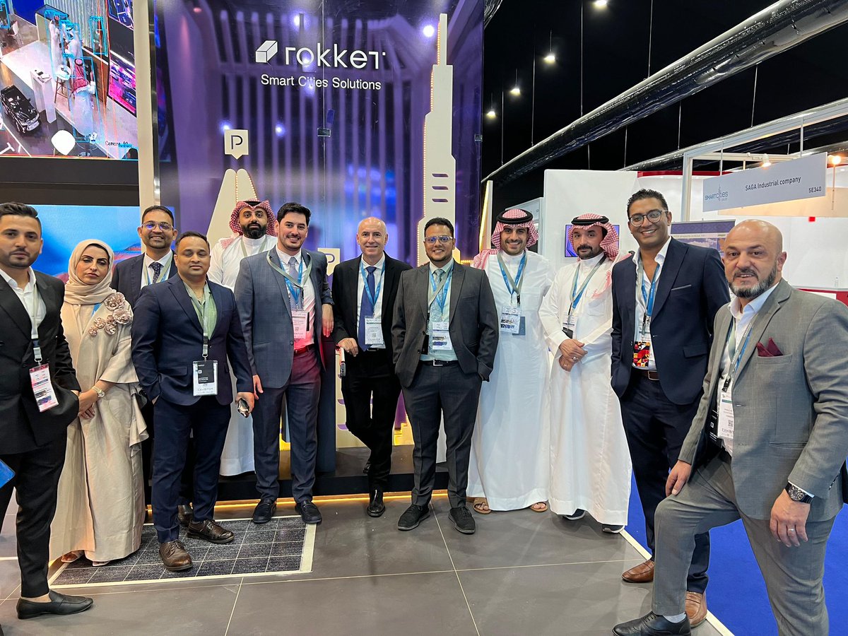 Meypar's tweet photo. Meypar parking control solutions are present these days at the booth of our distributor Park Point and Rokket in the Smart City Saudi, held from 24 to 26 September in the Riyadh International Convention &amp; Exhibition Center. We wish you success! #myparkMEYPAR https://t.co/EBRRtkPgf9