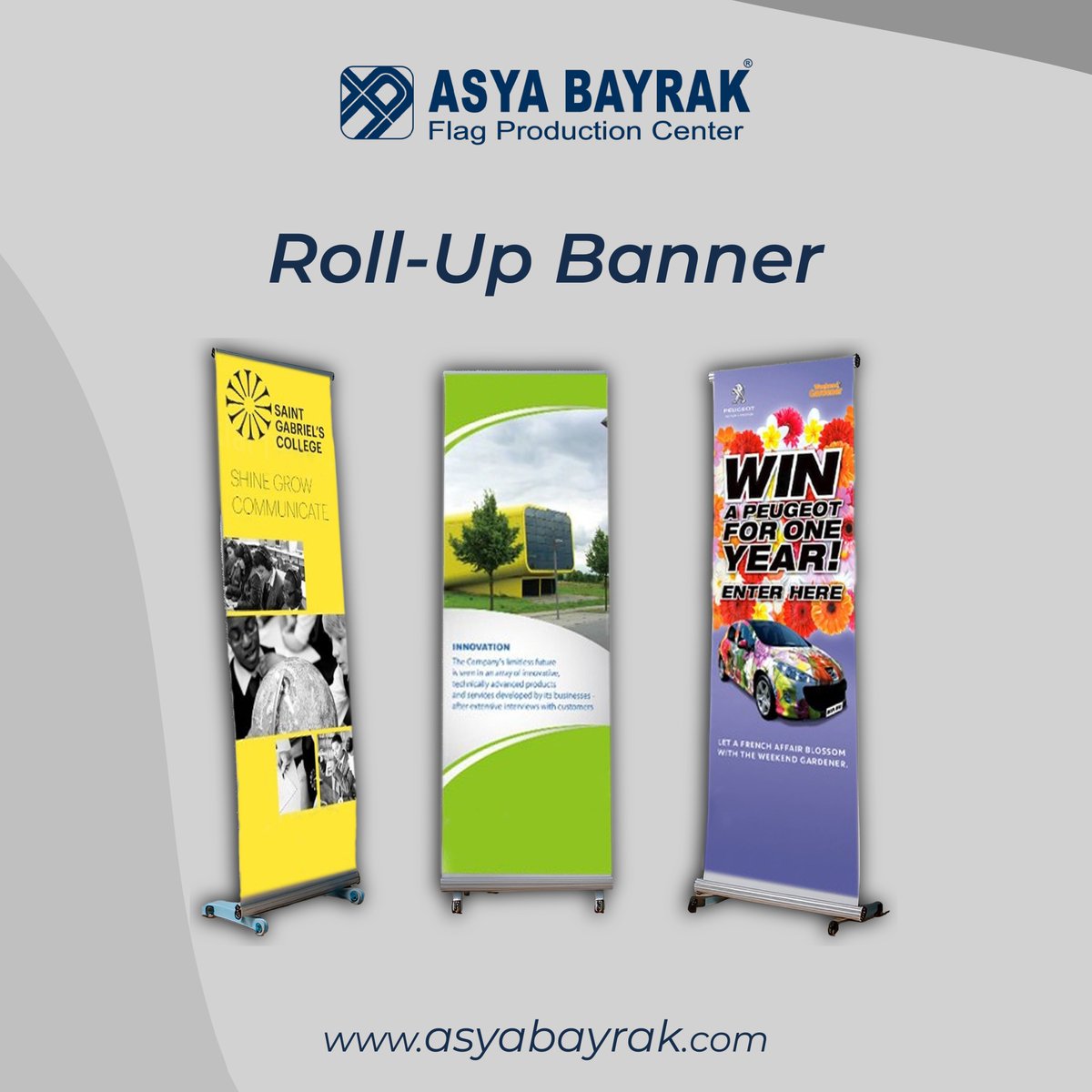 asyabayrakcom's tweet image. Markanızı Roll-Up Banner ile tanıtın! Detaylar ve sipariş için: asyabayrak.com

Promote your brand with Roll-Up Banner! Details &amp;amp; order: 

#RollUpStand #EventDisplay #AsyaBayrak #BrandPromotion #Marketing #Reklam