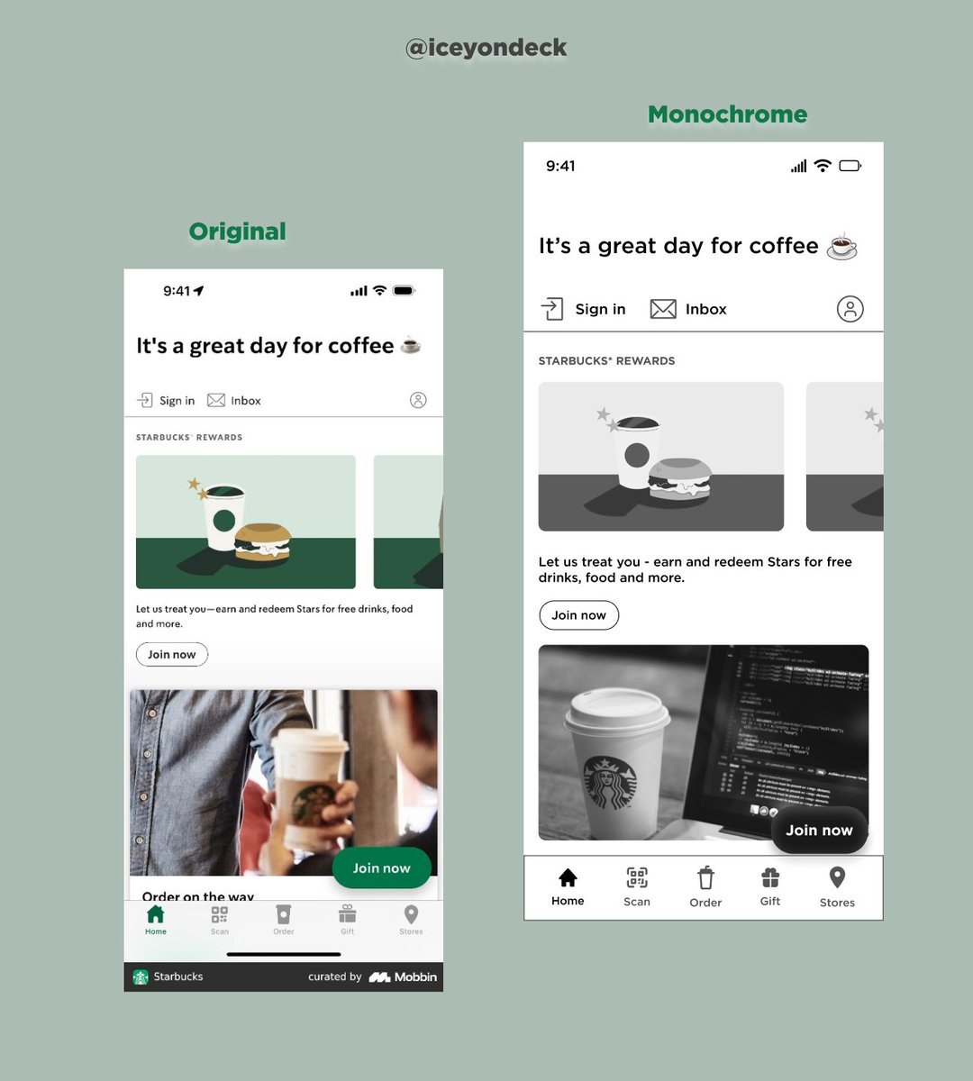 Iceyondeck's tweet photo. Day 19/30 💜
@DezinDesign
"We shape our tools, and thereafter our tools shape us."
Redesigned in Monochrome 🚀☕☕
#30dayMobbinDesignChallenge
📷#DailyUI #DesignUI #UXDesign https://t.co/nBWuYaXuCi