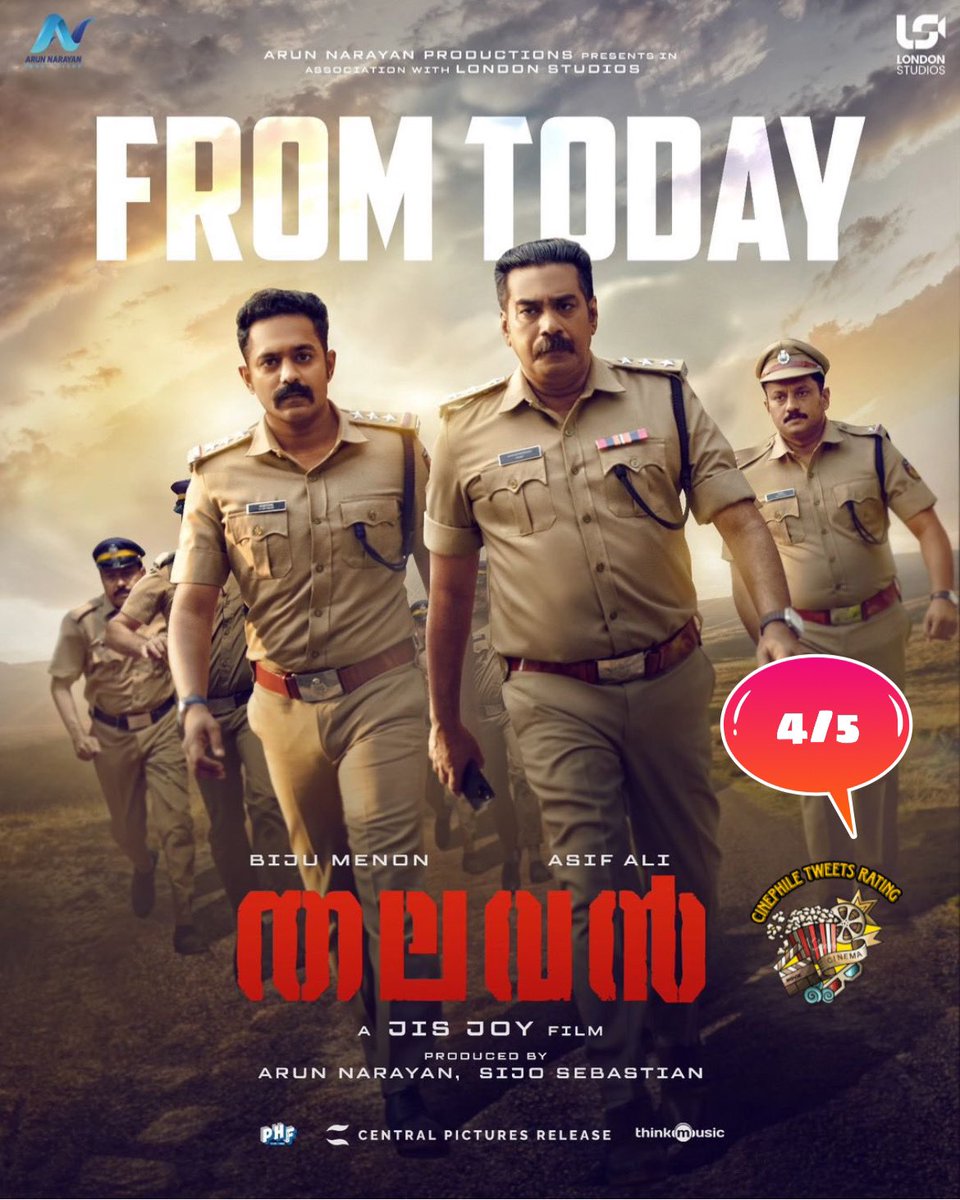 #CinephileTweetsRating ⭐🍿

🔸️#Thalavan - 4/5 💥

GOOD 👌