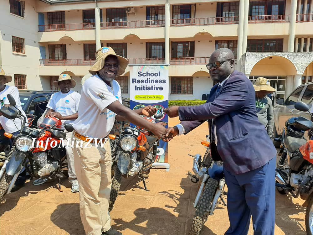 MANICALAND 
Child Protection Society handed over motorcycles to nine community child care workers at a ceremony presided over by the Ministry of Primary and Secondary Education and the DDC. The motorcycles will be used to monitor income generating activities in 100 beneficiary