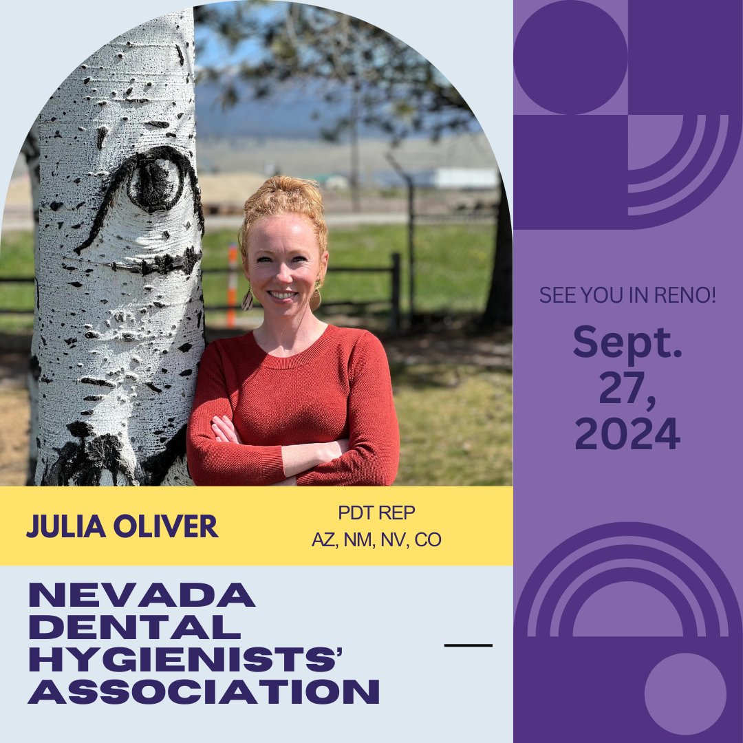 Come visit Julia at the Nevada Dental Hygienists Association! 🦷✨ Learn more about your favorite PDT instruments. We can't wait to meet you! #NevadaDentalHygiene #pdtdental #pdtinstruments #hygiene #NDHA