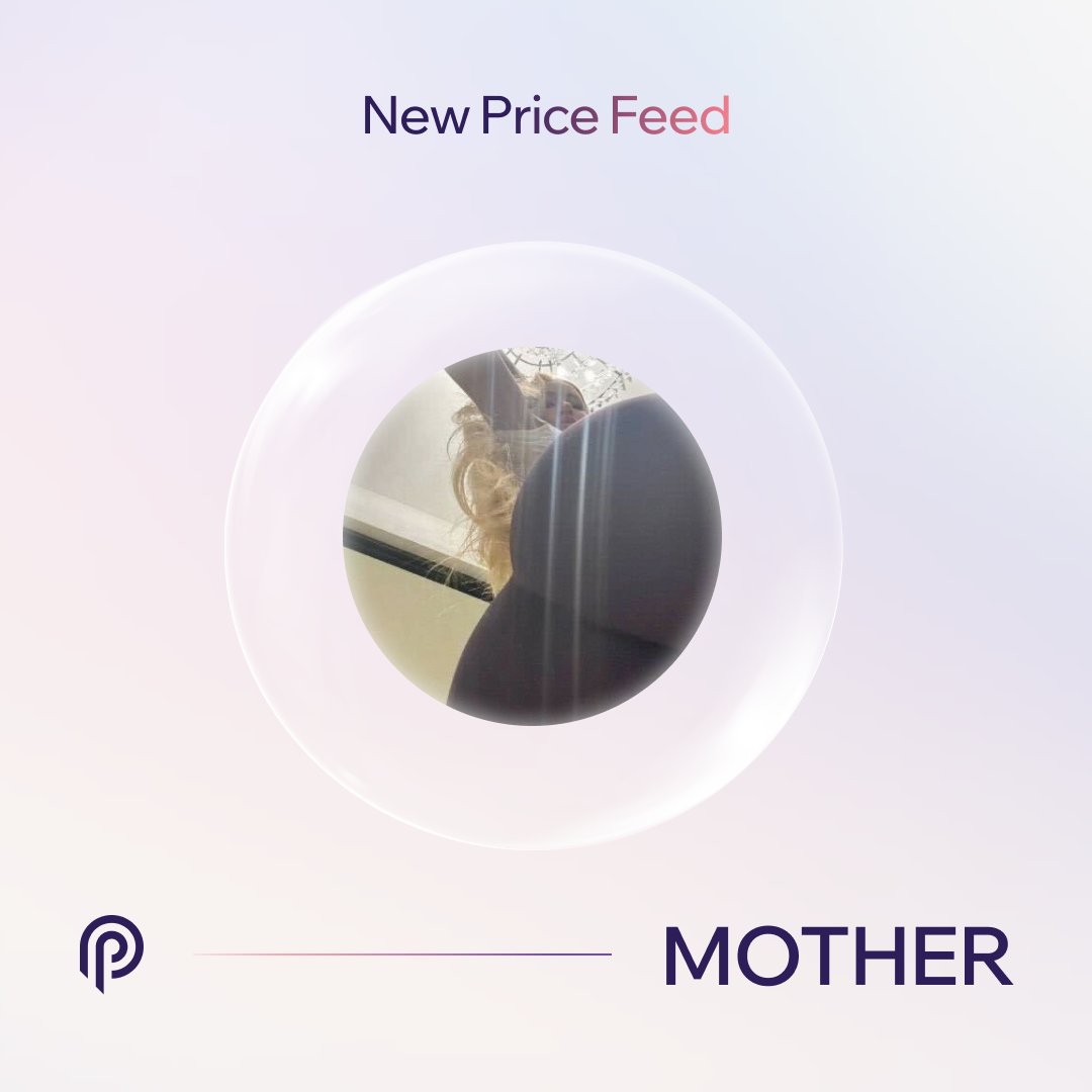 The degens demanded it, and now they got it.

The Pyth Network has released its MOTHER/USD price feed.

$MOTHER, the <a href="/solana/">Solana</a> memecoin of <a href="/IGGYAZALEA/">IGGY AZALEA</a>, is now available on more than 75 blockchains.

<a href="/DriftProtocol/">Drift</a>, <a href="/save_finance/">Save (formerly Solend)</a> and @FlashTrade_ will integrate the feed 🔮