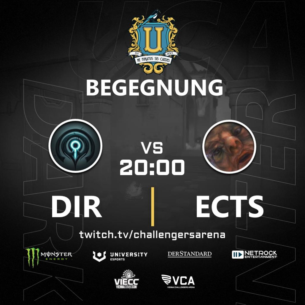 Spieltag #4 in VALORANT wartet bereits auf euch! WU Wien vs. Uni Graz - Wer holt sich die nächsten Punkte?

Ab 20:00 LIVE, wie immer mit Gewinnspiel: twitch.tv/challengersare…