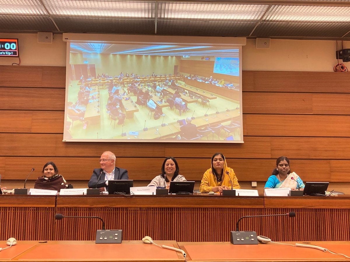 Dalit women call for global action at #LetsTalkAboutCaste UN side-event - get the key takeways from the event and the calls for action from panelists <a href="/Abirami_Jothee/">abirami</a>  <a href="/SijapatiRenu/">Renu Sijapati</a> Tamanna Singh Baraik and Bhagwani Bai Rathore on linkedin.com/posts/idsn_dal… #CasteGenderJustice