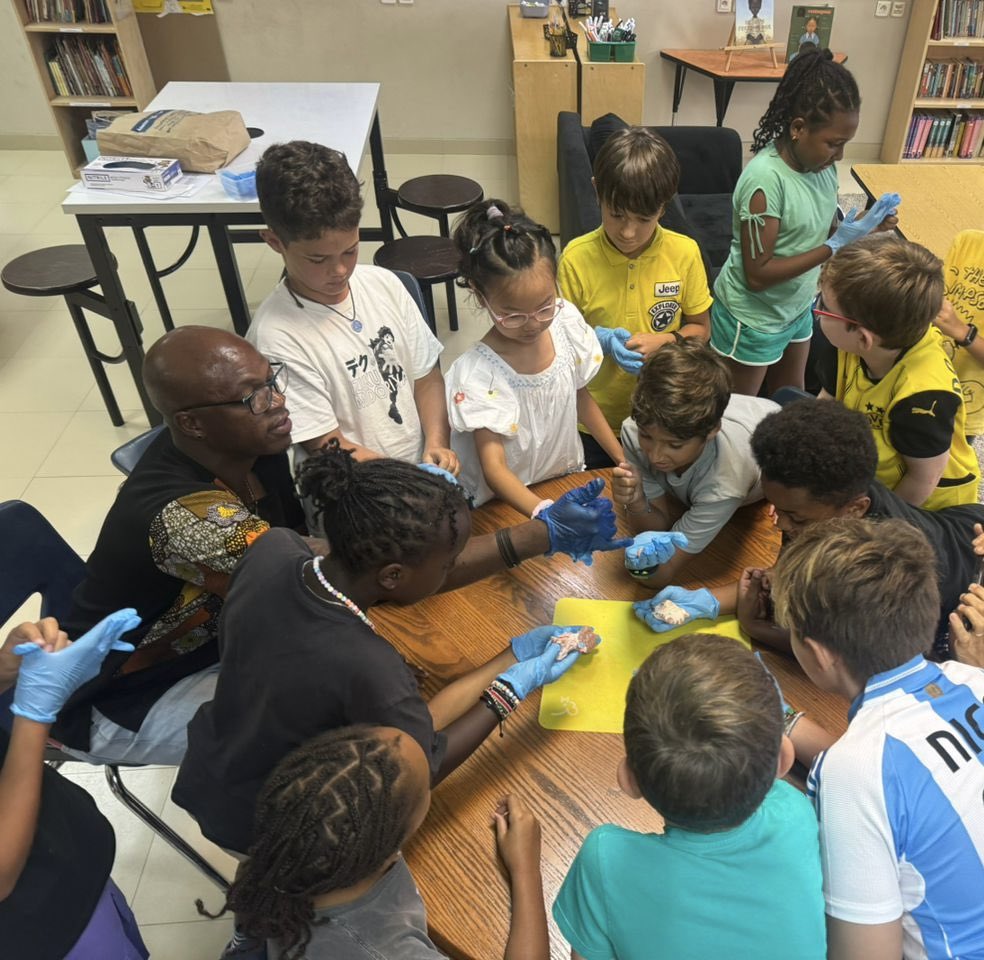 ISDakar's tweet photo. How does our brain shape who we are? 🧠🤔 
Our Gr. 4 students explored the brain structures that influence memory, self-awareness, emotions, empathy. They enjoyed learning the incredible power of the brain! 
#ISDakar #PYPInquiry #ISDElementary #ISDakar #Education https://t.co/v7Peo2ZYGp