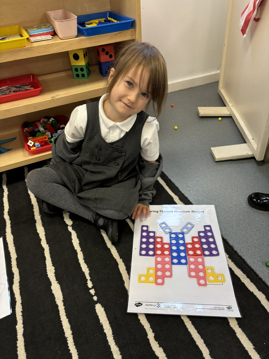 This learner enjoyed using numicon today to create a butterfly! <a href="/RoslinPS/">RoslinPS</a>