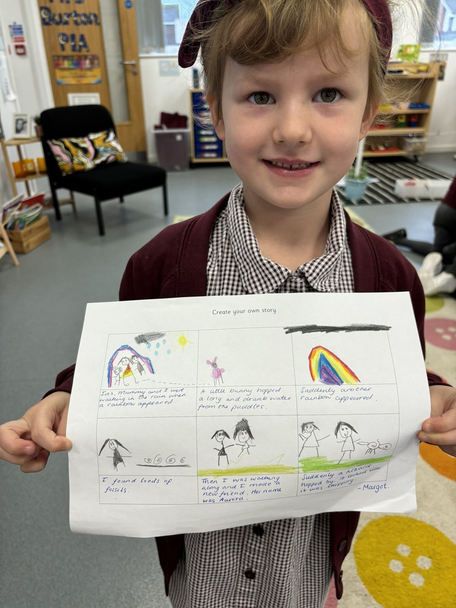 These learners created their own stories this week! <a href="/RoslinPS/">RoslinPS</a>