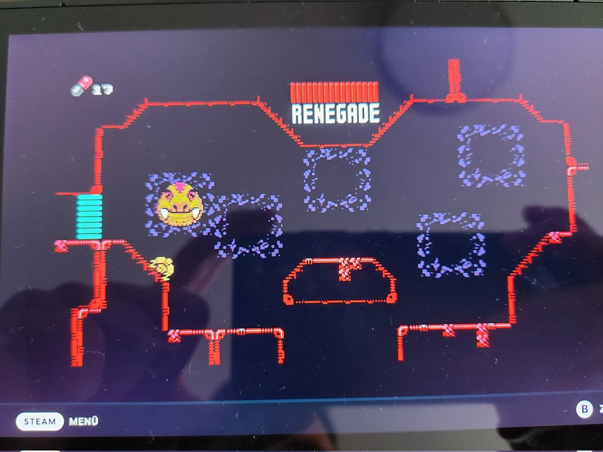 #JustBeatIt <a href="/polykill/">polykillpodcast.bsky.social</a> Warptank. Game 20/50 of the incredible collection UFO 50. It's a gated exploration puzzle game. You control a tank that can shoot and jump from wall to wall in a straight line. There are enemies, challenge rooms, and bosses. I couldn't lay it down. Awesome!