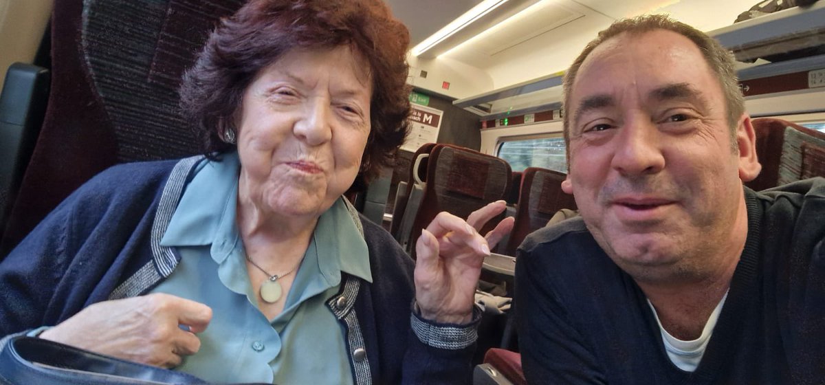 angupe's tweet image. Well done to Jen and Helen from @LNER who helped get my folks off to Margate from Newcastle with assisted travel this morning. Brilliant and smooth customer service so thanks and here they are en route