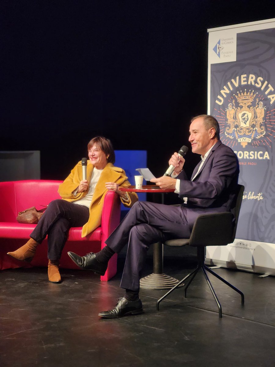 Sta mane, apertura di u cullocchiu internaziunale « Isulanità è trasizione » di Sébastien Quenot, incù Marie Ferranti, per parlà di « Le livre de Petru » (Gallimard, 2023).
#UniversitéDeCorse
#UmrLisa