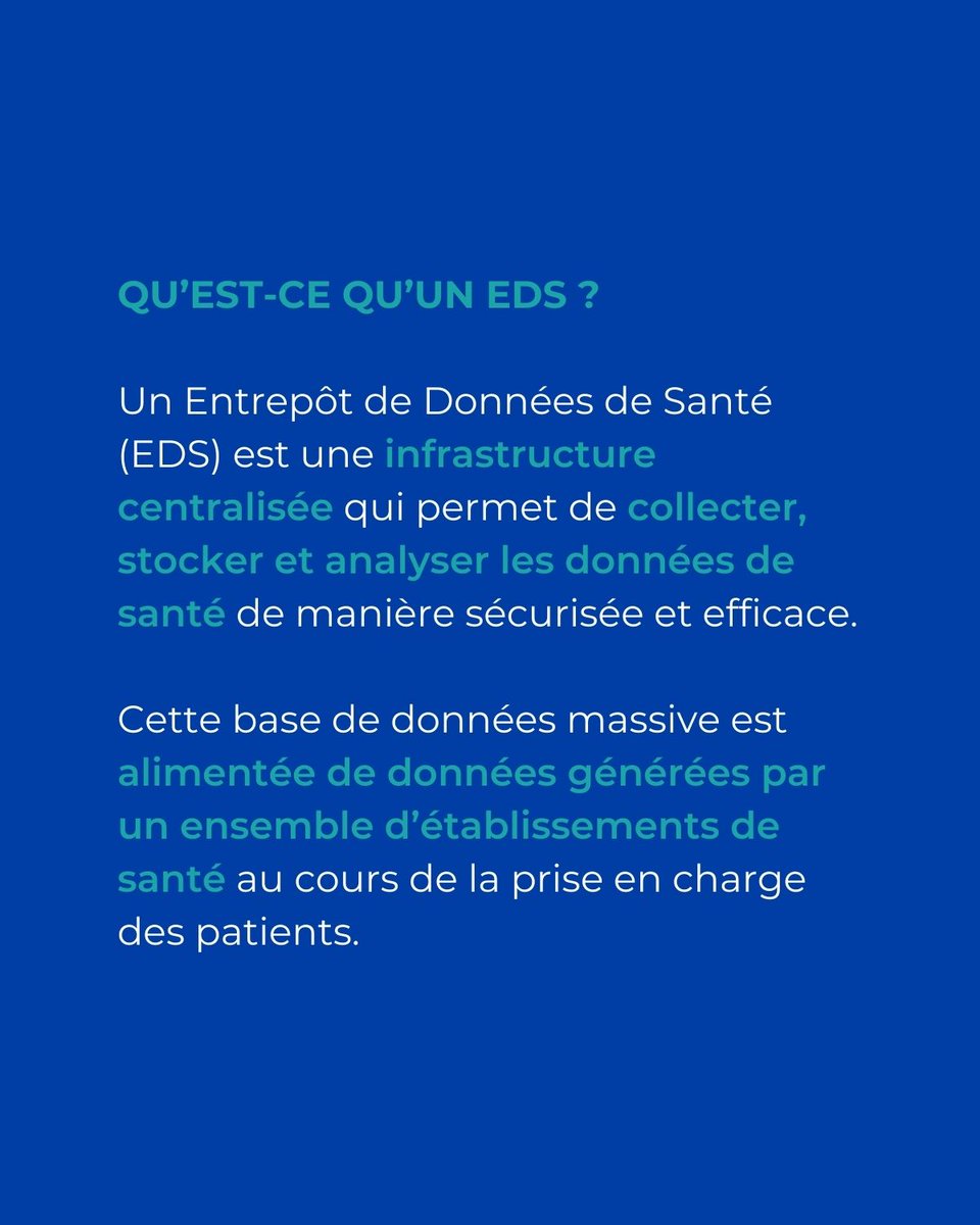 weliom_conseil's tweet image. #ZoomSur les Entrepôts de Données de Santé ! 📊
Transformez la gestion des données de votre établissement grâce à un EDS, pour en savoir plus et discuter de vos besoins, contactez-nous 🏥