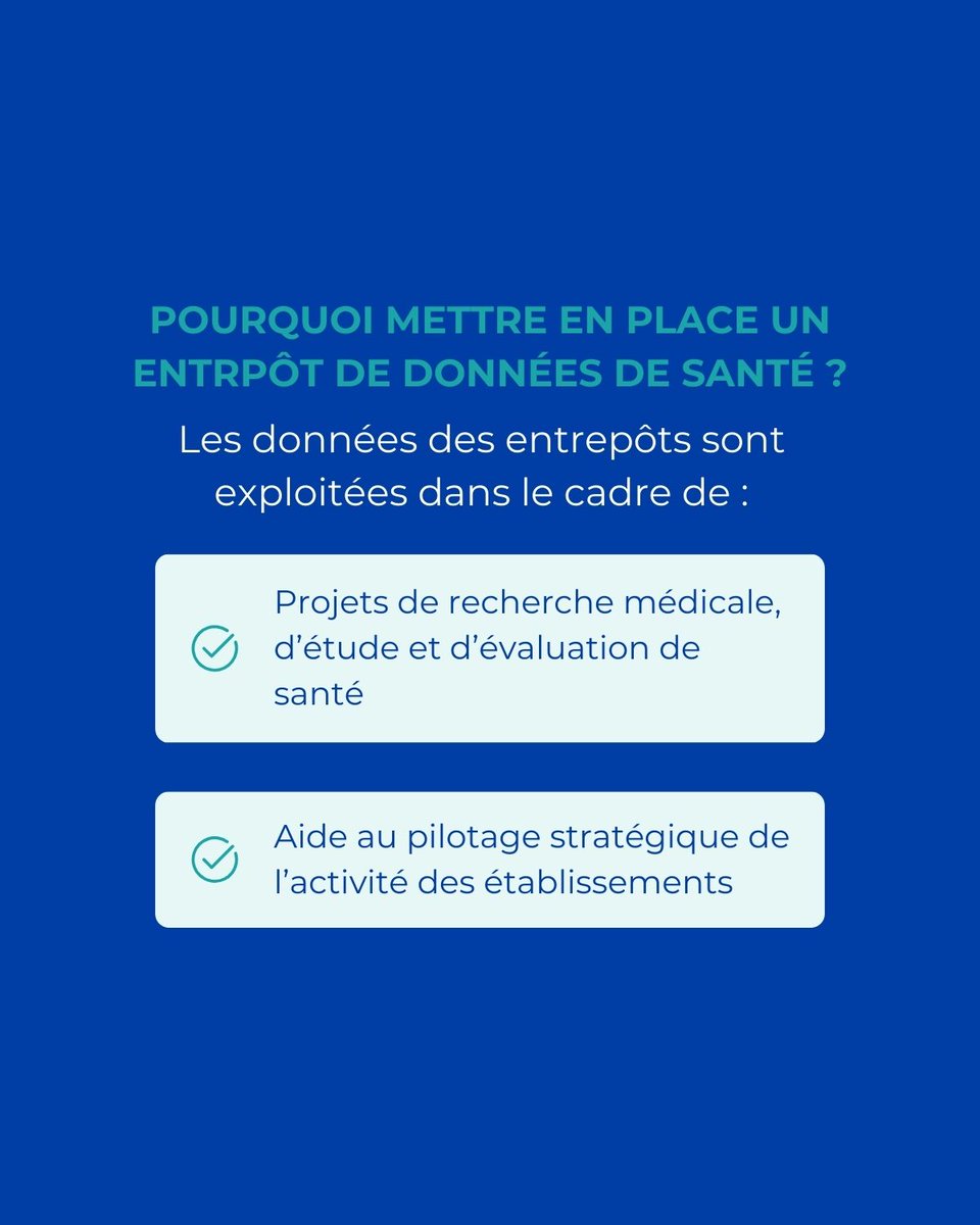 weliom_conseil's tweet image. #ZoomSur les Entrepôts de Données de Santé ! 📊
Transformez la gestion des données de votre établissement grâce à un EDS, pour en savoir plus et discuter de vos besoins, contactez-nous 🏥
