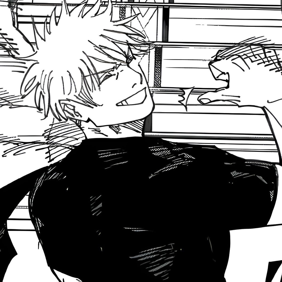 getoraede's tweet photo. gojo truly deserves better. i'm gonna miss him so much. he has always been and will always be my number 1 comfort character #jjk271 https://t.co/zhqMlHvGuz