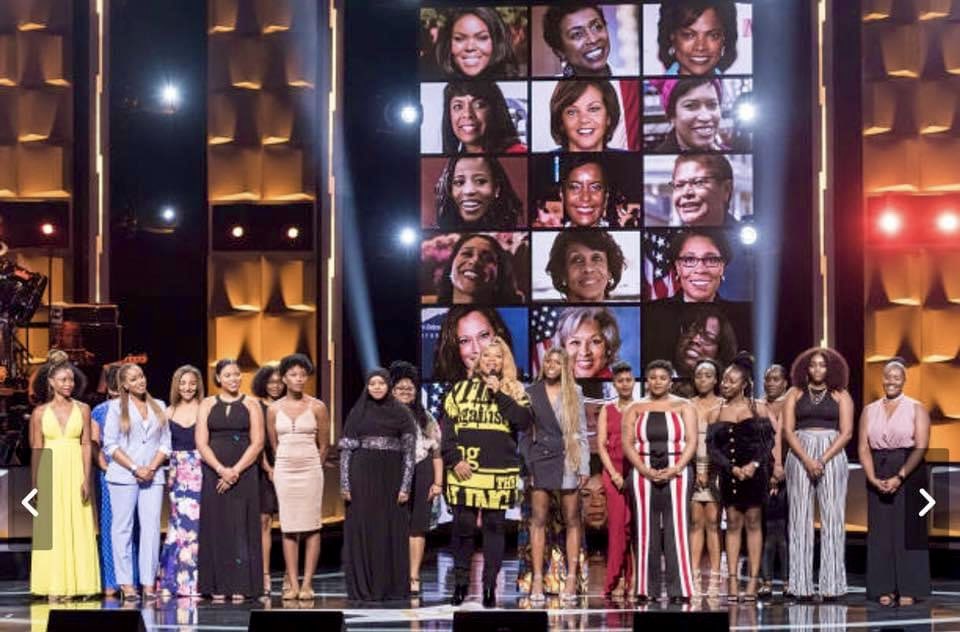 In 2018, I appeared on Black Girls Rock! as Queen Latifah launched Michelle Obama's “When We All Vote” initiative. With less than 40 days until the election, let's honor the legacy of the Voting Rights Act of 1965. Apathy won't move us forward, voting will.  #whenweallvote