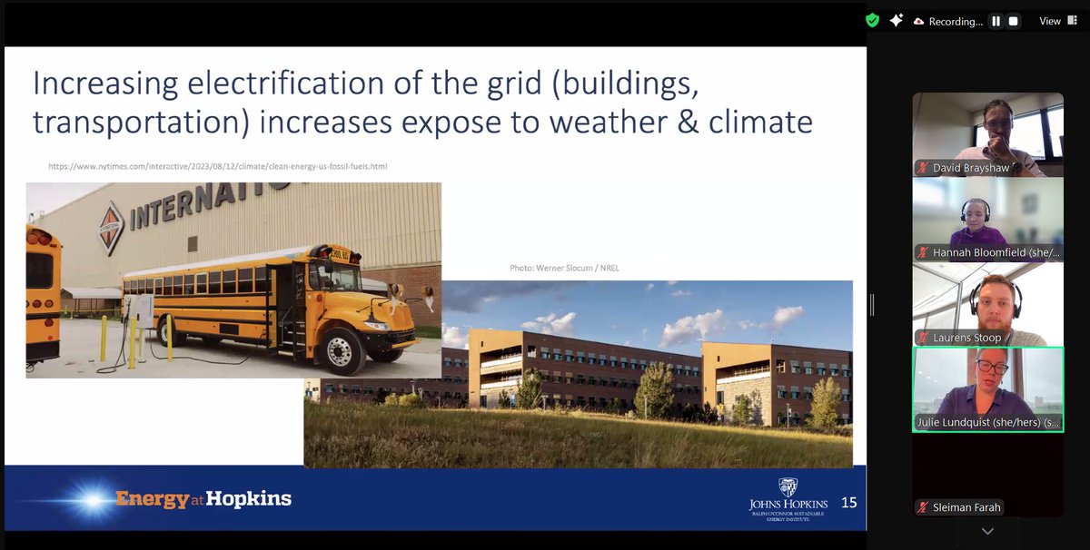 Hannah Bloomfield (@hcbloomfield19) on Twitter photo Very exciting day as <a href="/Nextgen_EC/">NextGen Energy Climate Community</a> is happening!
Over 200 people joining us on zoom for <a href="/JulieKLundquist/">Dr. Julie Kay Lundquist, Ph.D.</a>'s fantastic first keynote! #energymet #NextGenEC2024 Very exciting day as <a href="/Nextgen_EC/">NextGen Energy Climate Community</a> is happening!
Over 200 people joining us on zoom for <a href="/JulieKLundquist/">Dr. Julie Kay Lundquist, Ph.D.</a>'s fantastic first keynote! #energymet #NextGenEC2024