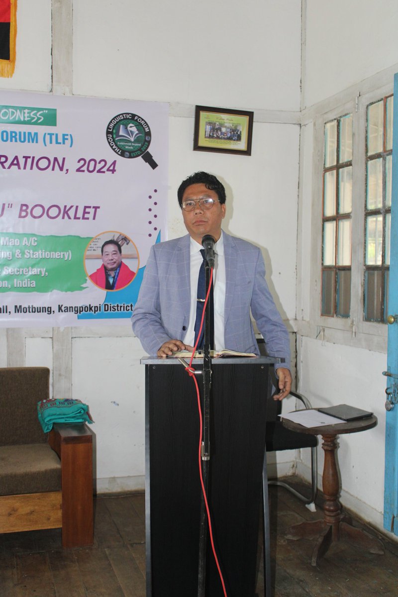 Thadou_TLF's tweet photo. TLF kum-5 lhinna toh lhonna TLF lamkai jouse dinga Rev. SM Haopu, Executive Secretary, Thadou Baptist Association, India (TBAI) in Pathen henga Taona eimanpeh uhi amantam lheh jenge 🙏🏻

#FoundationDay2024 https://t.co/vJChFTmH9k