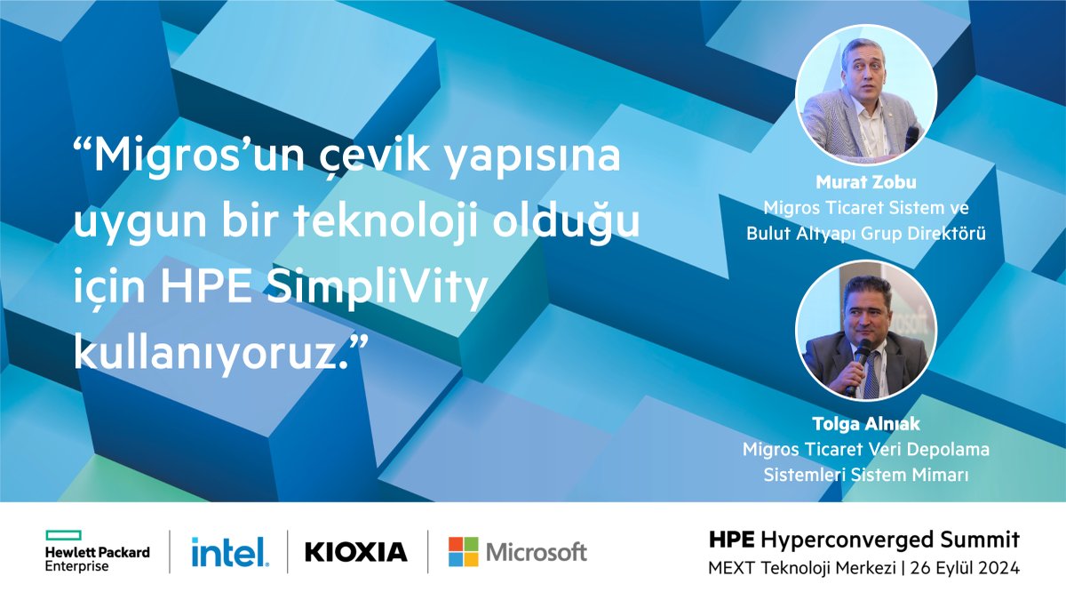 Dağıtık ortamlarda bulunan cihazları yönetebilmek için yatırımlarını merkezileştiren değerli müşterimiz Migros, neden HPE’yi tercih ettiklerini anlattı.

Daha fazlası için: hpe.to/6018oveIn