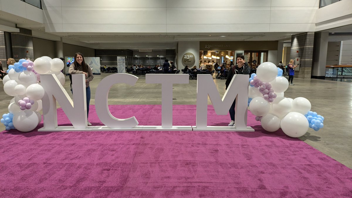 Excited to get my math on <a href="/NCTM/">NCTM</a> Conference in Chicago!! 🧮 #NCTMCHI24 <a href="/AllisonCiura/">Allison Ciura</a> <a href="/VHHSMath/">VHHS Math</a>