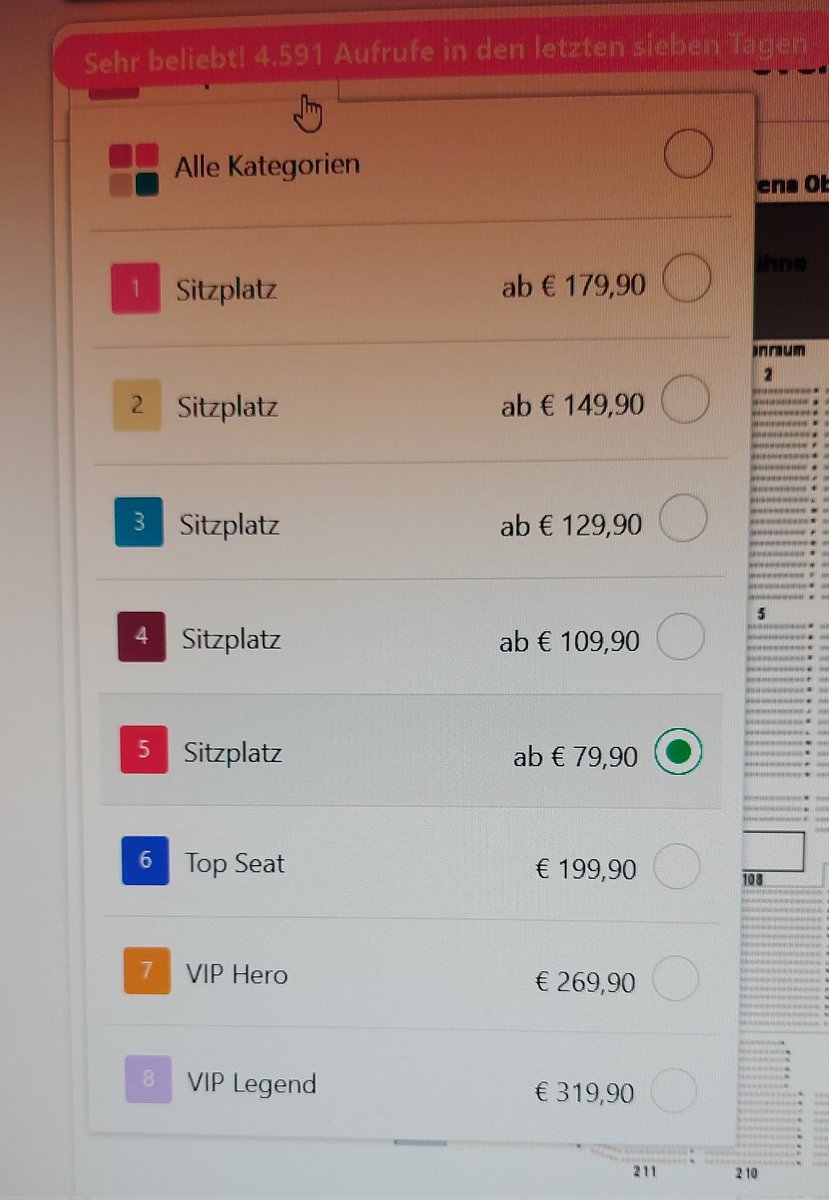Cathrin1904's tweet photo. Gerade fast vom Stuhl gefallen, als ich die Preise für Hans Zimmer in OB gesehen habe.
Sorry, aber nein. Da hätte ich für Taylor Swift in der Veltins Arena für weniger Geld einen besseren Sitzplatz bekommen. 
Selbst bei 130 € sitzt man ganz oben. Bin wirklich enttäuscht. https://t.co/bPB7nZcjJs