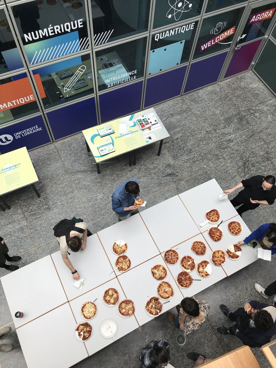 Loria (@labo_loria) on Twitter photo 💡 Mathématiques, informatique, créativité : Amira Bendjabla, doctorante au Loria, nous parle de problèmes d'optimisation et d'orientation de la prise de décision lors du #PhDPizzaTime ! 🍕
#RechercheOpérationnelle <a href="/Univ_Lorraine/">Lorraine</a> <a href="/CNRS_Centre_Est/">CNRS Centre-Est</a> <a href="/CNRSinformatics/">CNRS Sciences informatiques</a> <a href="/Inria_Nancy/">Centre Inria de l'Université de Lorraine</a> 💡 Mathématiques, informatique, créativité : Amira Bendjabla, doctorante au Loria, nous parle de problèmes d'optimisation et d'orientation de la prise de décision lors du #PhDPizzaTime ! 🍕
#RechercheOpérationnelle <a href="/Univ_Lorraine/">Lorraine</a> <a href="/CNRS_Centre_Est/">CNRS Centre-Est</a> <a href="/CNRSinformatics/">CNRS Sciences informatiques</a> <a href="/Inria_Nancy/">Centre Inria de l'Université de Lorraine</a>