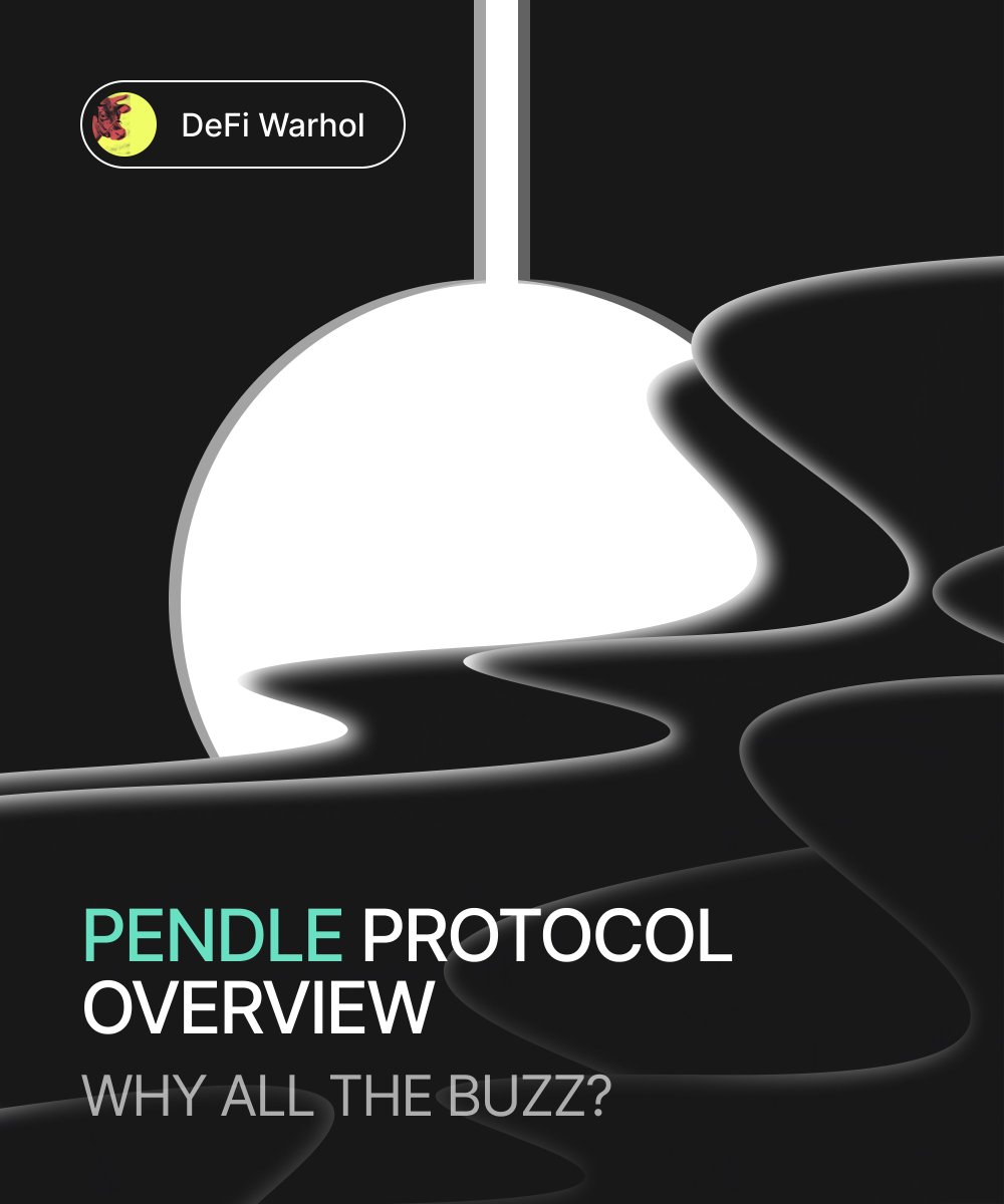 Defi_Warhol's tweet photo. Pendle was one of the most mentioned protocols in September.

I was genuinely surprised that so many people still don't understand how it works.

A noobish overview of @pendle_fi 🧵 https://t.co/3vuIbQGLGa