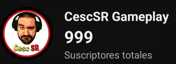CescSR's tweet photo. Ayer me quedé a 1 suscriptor de los 1000.
¿Quien será el afortunado/a? https://t.co/71k6hcxwqw
