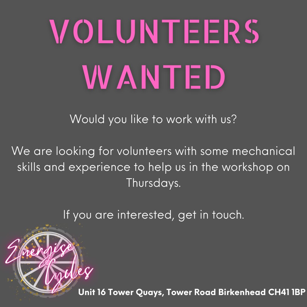 We've opened an extra slot for workshop volunteers. 
 
Our volunteer groups play a vital role in what we do, and the environment we foster is essential. This isn't just about learning—it's about becoming part of a supportive community.  

If you are interested, get in touch