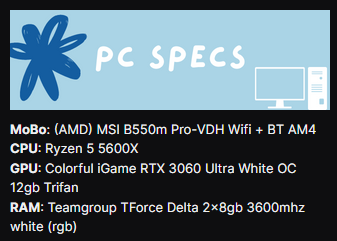 so i'm selling my system unit and if u do be interested, let me know! do send me a dm on my ig (@/jelarafiles)

here's my specs mwehehehe. tysm!!!!