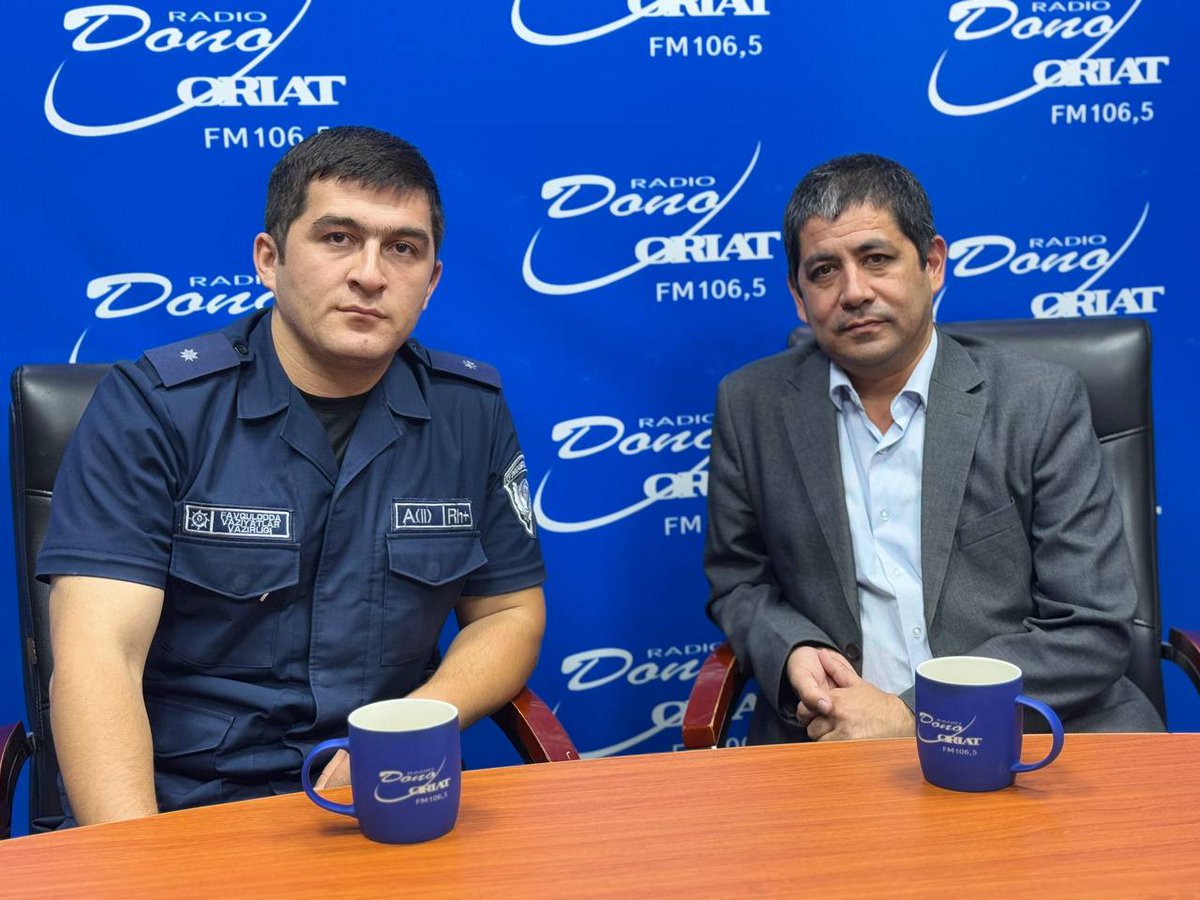 24-sentabr Oriat Dono radiosining Jarayon dasturida "Qutqaruvchilik sharafli kasb"  mavzusida qiziqarli suhbat bo'lib o'tdi.
Tomosha qiling:
youtube.com/live/2dP2MPGnI…