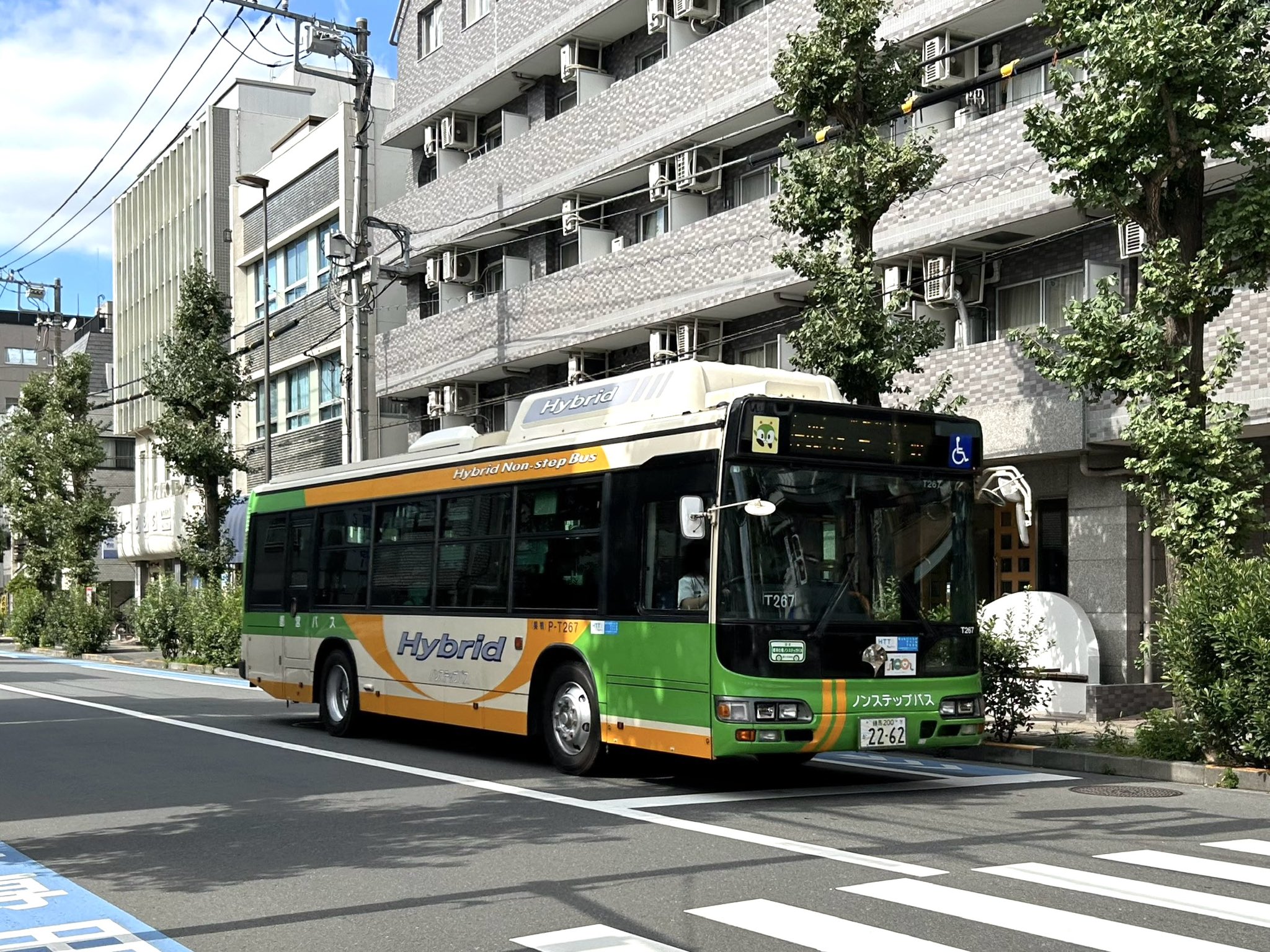 Seiji в X: „今日草63に入ってたブルハイ🚌P-T267(巣鴨) #都営