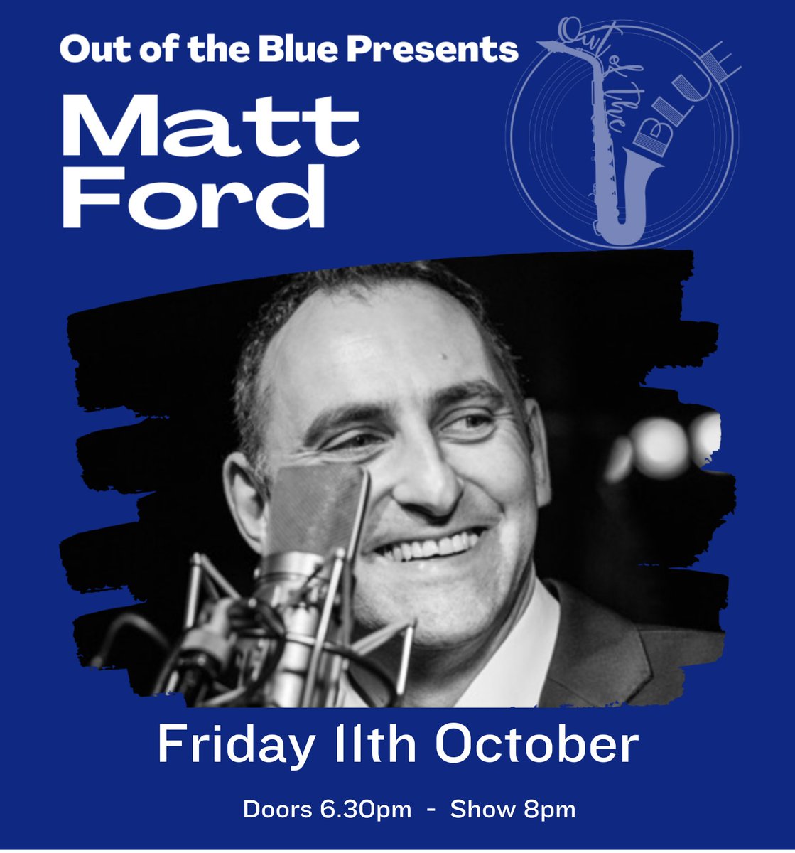 Join us for a soul-stirring night with Matt Ford, the UK's leading Swing Era vocalist! His love for music has led him to perform at over 2000 Big Band concerts and share the stage with acclaimed orchestras like The Syd Lawrence and BBC Big Band.