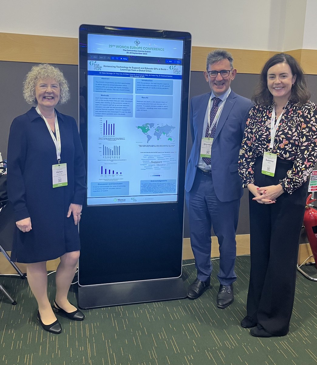 #woncaeurope2024 <a href="/ICGPnews/">Irish College of GPs</a> the success of the webinars!