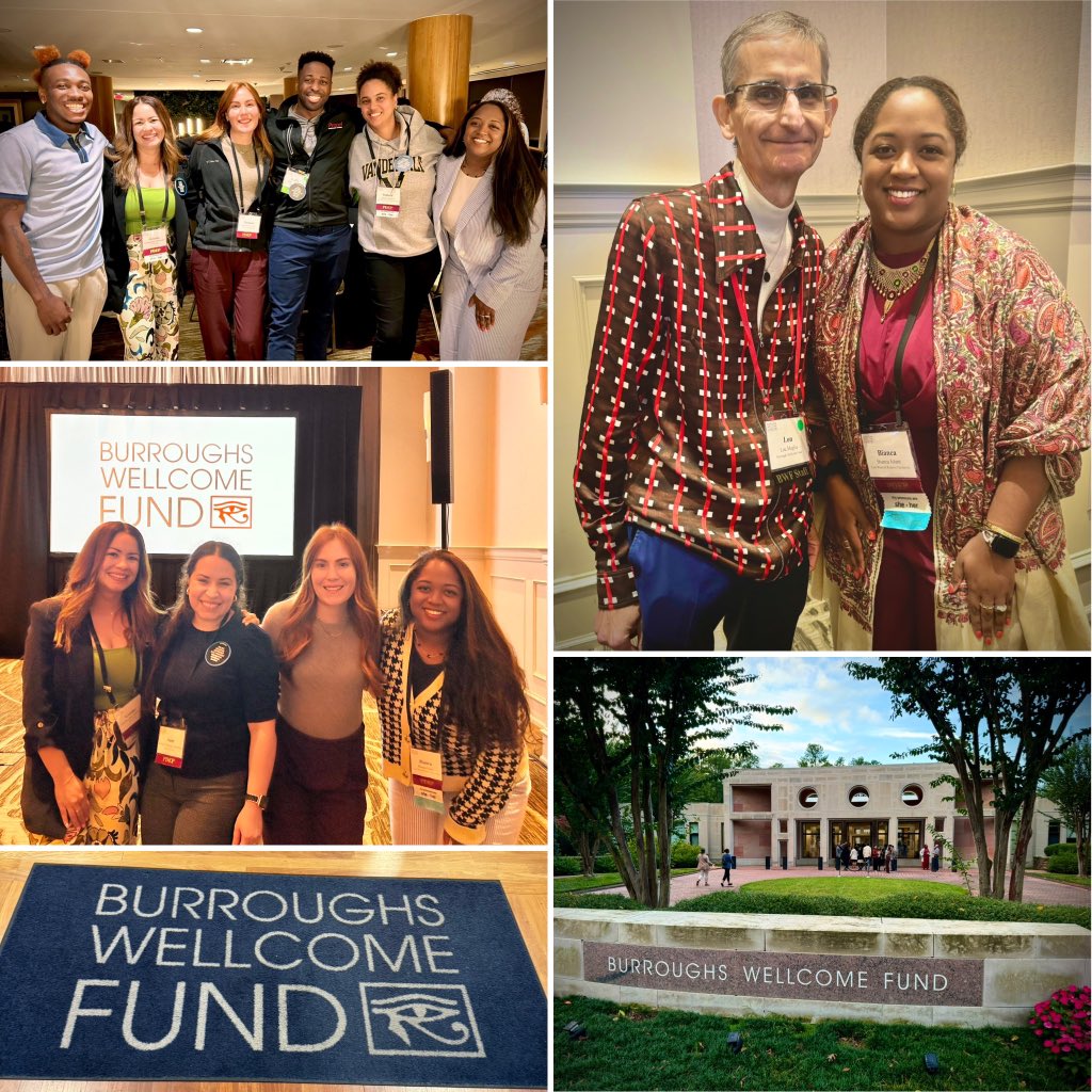 biancaislam's tweet photo. Honored to visit the @BWFUND campus and meet the leaders of the #PDEP program @amays_bwfund @george_langford @BerondaM @SherilynnBlack &amp; Pres &amp; CEO Dr. Lou Muglia at the #2024BWF Awardee Meeting. Thank you for my new friendships 🫶🏾 🧬 🧪 🧫 🤓 in the Academy🌟 ⭐️ 🥼 https://t.co/xuLAQj9Ztw