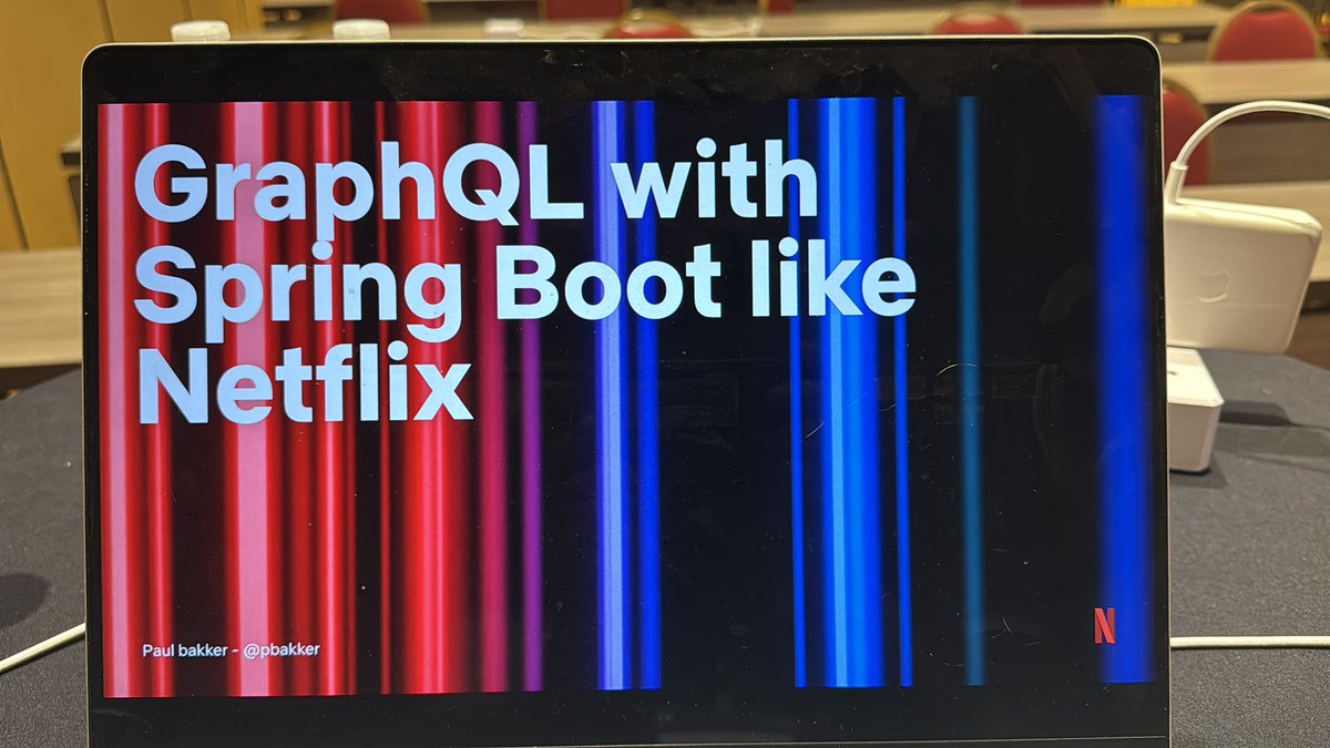 pbakker's tweet image. “GraphQL with Spring Boot like Netflix” starting at 4pm #dev2next #java