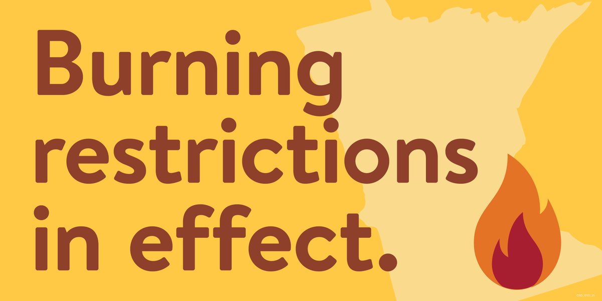 mnforestry's tweet image. ⚠️Cook &amp;amp; Lake counties in NE MN will have burning restrictions starting Friday morning. Abnormally dry conditions have increased fire danger.  mndnr.gov/burnrestrictio…