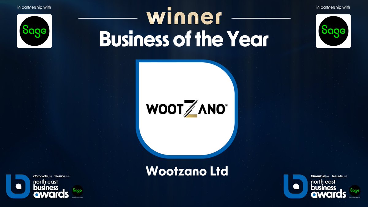 North East Business Awards (@nebizawards) on Twitter photo It’s the big one now - it’s time for Business of the Year, in partnership with @SageUK
 
Who will win out of:
 
~ <a href="/wootzano/">Wootzano Ltd</a>
~ <a href="/PowerRollPV/">PowerRoll</a> 
~ razorblue 
 
Our Business of the Year for 2024 is… Wootzano! 
Huge congrats!
 
#NEBizAwards It’s the big one now - it’s time for Business of the Year, in partnership with @SageUK
 
Who will win out of:
 
~ <a href="/wootzano/">Wootzano Ltd</a>
~ <a href="/PowerRollPV/">PowerRoll</a> 
~ razorblue 
 
Our Business of the Year for 2024 is… Wootzano! 
Huge congrats!
 
#NEBizAwards